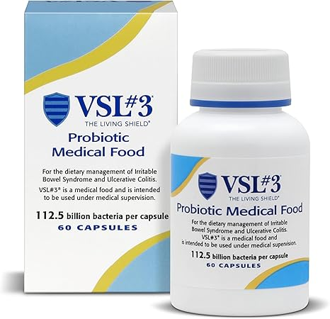 VSL #3® Probiotics for Digestive Health, IBS & UC Symptoms - 112.5B CFUs, High-Potency